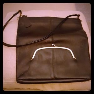 VINTAGE COACH BONNIE CASHIN BROWN LEATHER SLIMTOTE